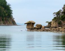 Sandstone mushroom rock, Sucia Island